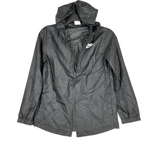 Nike Sportswear Big Kids Woven Tracksuit Hooded Lightweight Windbreaker Jacket M